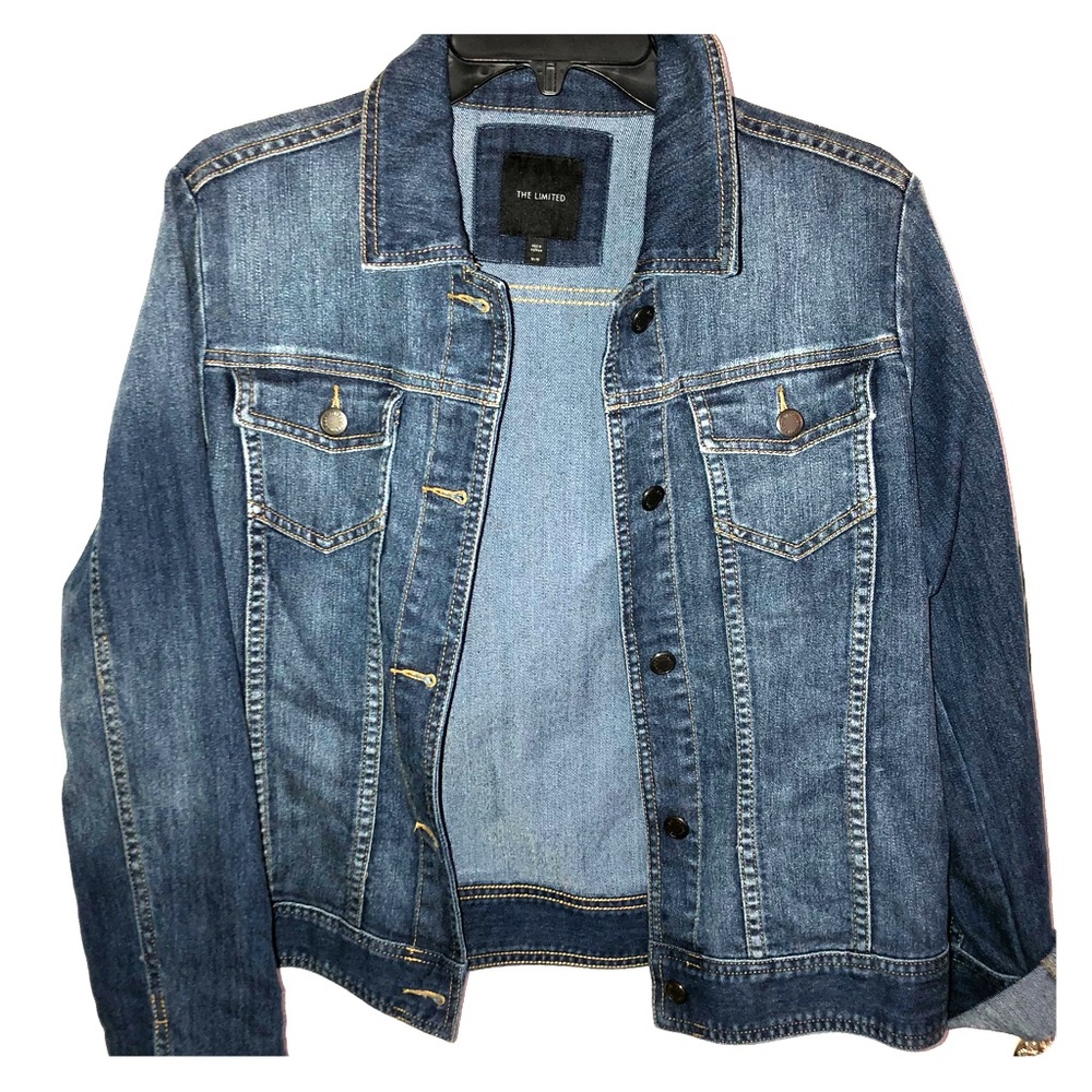 The Limited Jean Jacket Size Medium - Medium Wash
